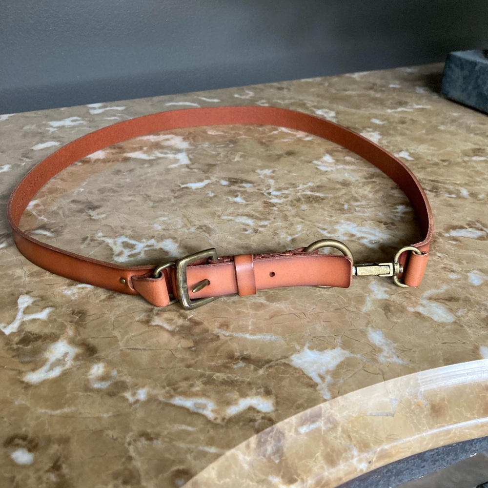 Never worn Linea Pelle leather belt